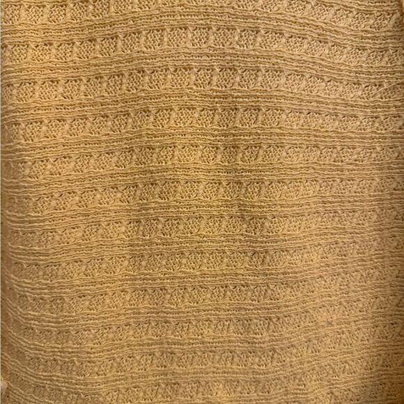 We The Free Size Medium Bright Yellow Thein Hacci V Neck Lightweight Sweater - Picture 5 of 13